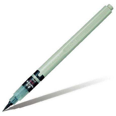 Pentel Кисть Brush Pen толстая (XFP6L) черный
