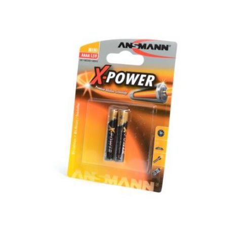 Батарейка ANSMANN X-POWER AAAA 2 шт блистер