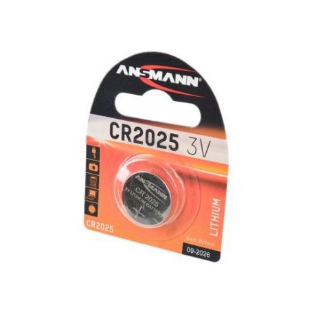 Батарейка ANSMANN CR2025 1 шт блистер
