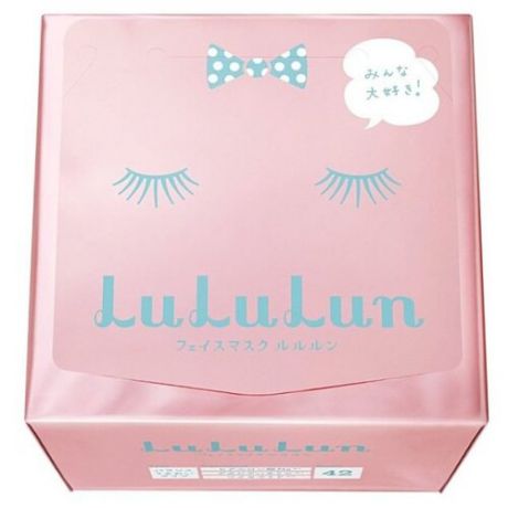 LuLuLun тканевая маска для лица Face Mask Pink увлажняющая, 650 г, 36 шт.