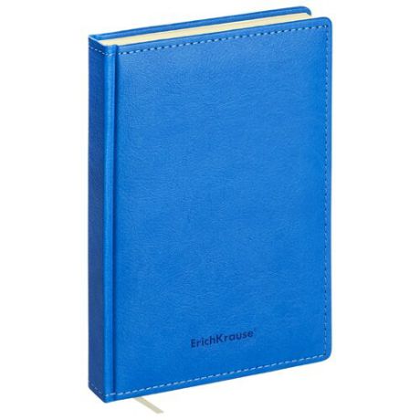 Ежедневник ErichKrause Corolla недатированный, искусственная кожа, А5, 168 листов, синий