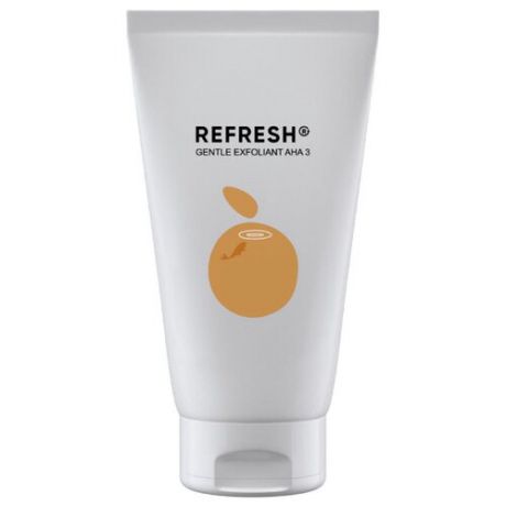 REFRESH пилинг для лица Biomineral face scrab Нежный Gentle Exfoliant AHA 3 100 мл