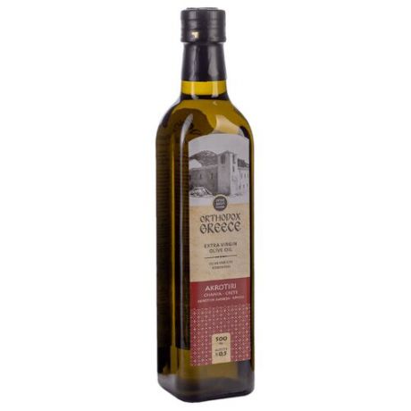 Akrotiri Масло оливковое Extra Virgin, стеклянная бутылка 0.5 л