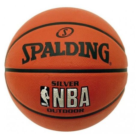 Баскетбольный мяч Spalding NBA Silver, р. 6 оранжевый