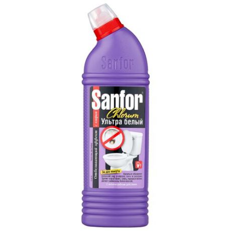 Sanfor гель для ванн и унитазов Chlorum 0.75 л