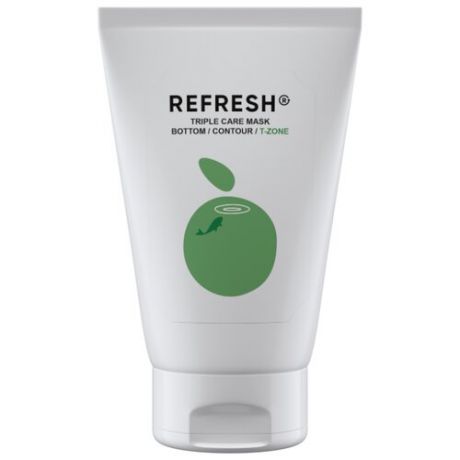 REFRESH Зеленая детокс маска для Т- зоны Triple Care Mask T-zone, 50 мл