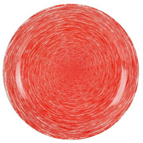 Luminarc Тарелка обеденная Brush Mania 26 см red