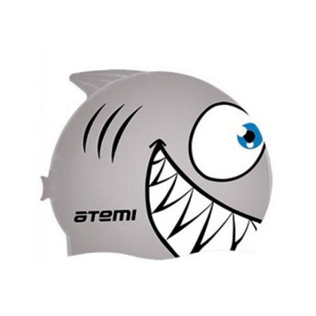 Шапочка для плавания ATEMI Рыбка FC202/FC203 серебро