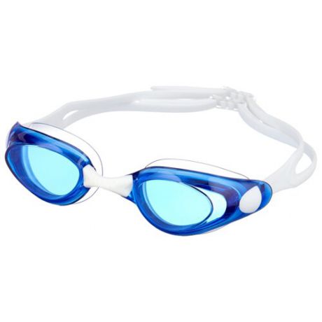 Очки для плавания ATEMI B401/B402/B403 белый/синий one size