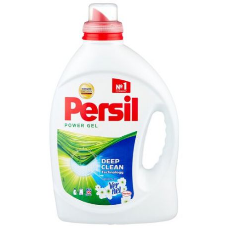 Гель для стирки Persil Свежесть от Vernel Deep Clean Technology 1.95 л бутылка