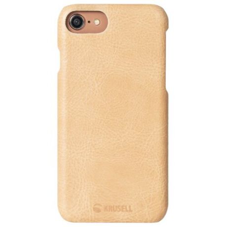 Чехол Krusell Sunne Cover для Apple iPhone 7/iPhone 8, кожаный бежевый
