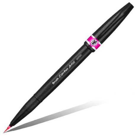Pentel Брашпен Brush Sign Pen Artist (SESF30C) розовый