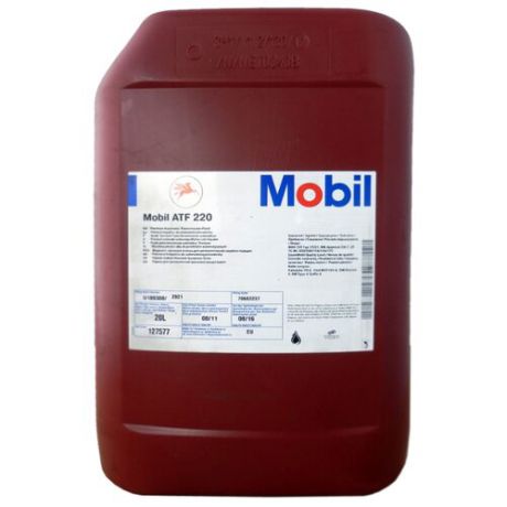 Трансмиссионное масло MOBIL ATF 220 20 л