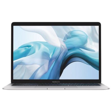 Ноутбук Apple MacBook Air 13 дисплей Retina с технологией True Tone Mid 2019 (Intel Core i5 8210Y 1600 MHz/13.3"/2560x1600/8GB/128GB SSD/DVD нет/Intel UHD Graphics 617/Wi-Fi/Bluetooth/macOS) MVFK2RU/A серебристый