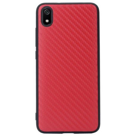 Чехол G-Case Carbon для Xiaomi Redmi 7A красная