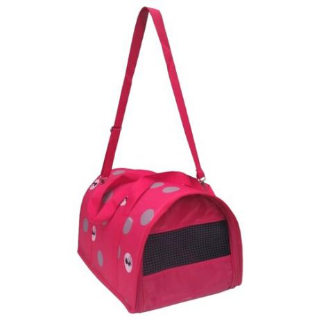 Переноска-сумка для собак Теремок СПР-1 40х23х24 см красный