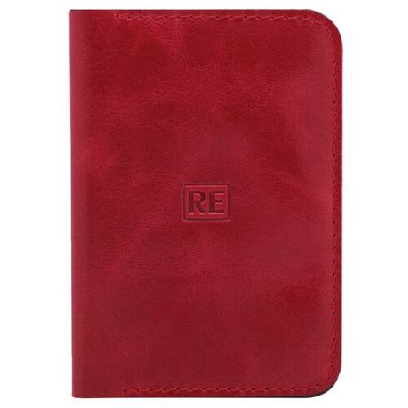 Обложка для паспорта Reconds Mag, красный глянцевый