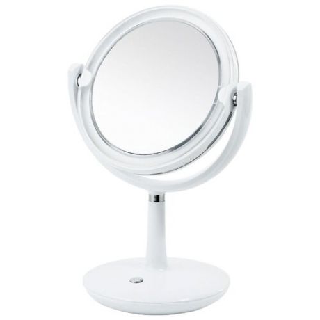 Зеркало косметическое настольное Tatkraft Valge (20535) с подсветкой белый