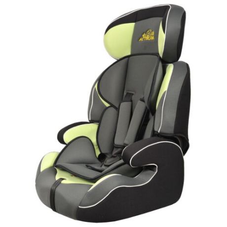 Автокресло группа 1/2/3 (9-36 кг) Actrum LB-515B, grey/green