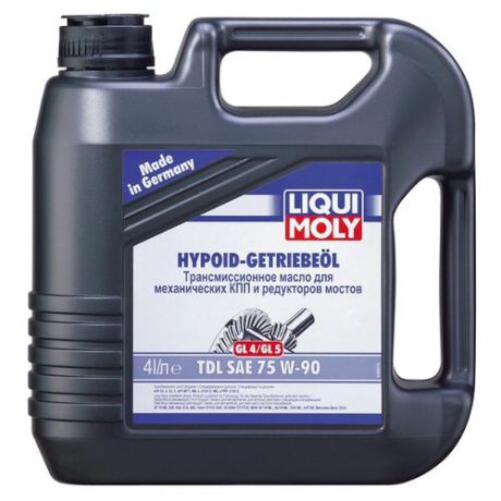 Трансмиссионное масло LIQUI MOLY Hypoid-Getriebeoil TDL 75W-90 4 л