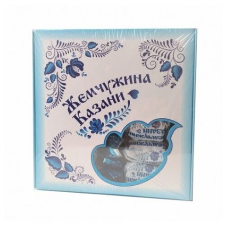 Набор конфет Биектау "Жемчужина Казани" с кокосовой стружкой 300 г голубой