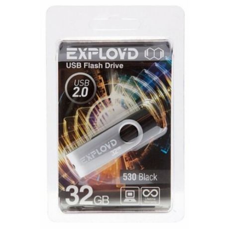 Флешка EXPLOYD 530 32GB black