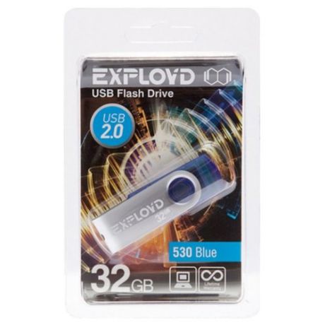 Флешка EXPLOYD 530 32GB blue