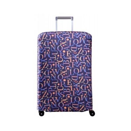 Чехол для чемодана ROUTEMARK «Мирта» ART.LEBEDEV SP310 L/XL, синий