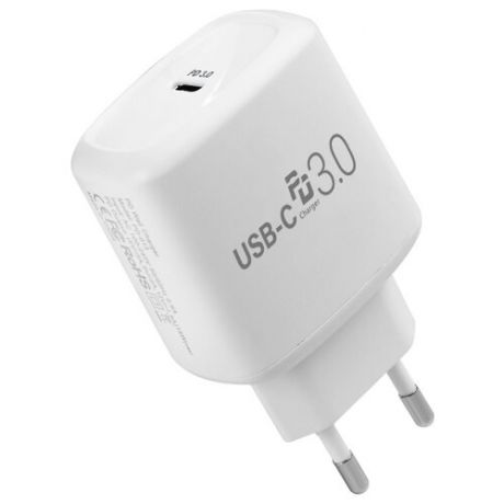 Сетевая зарядка Dorten USB-C PD 3.0 Quick Charger белый