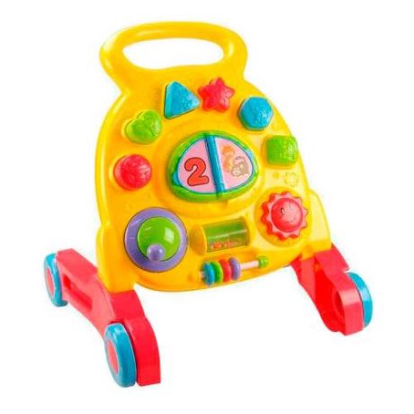 Каталка-игрушка PlayGo My First Steps Activity Walker (2252) со звуковыми эффектами желтый/красный