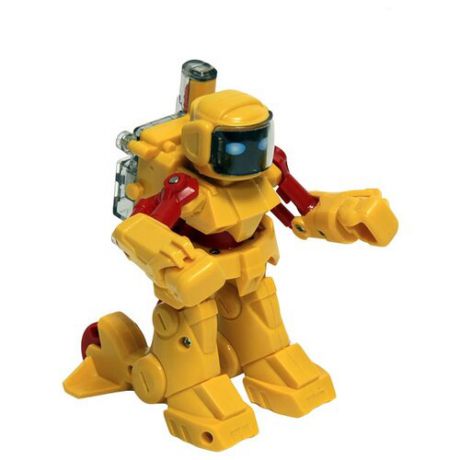 Интерактивная игрушка робот Mioshi Tech Боевой робот: участник схватки желтый