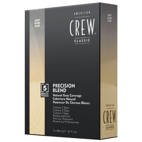 American Crew Precision Blend краска-камуфляж для седых волос, 7/8 блонд