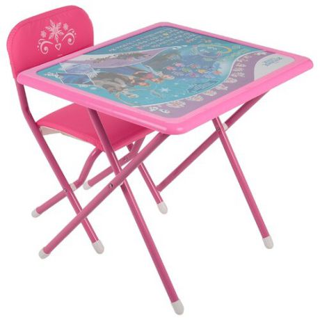 Комплект ДЭМИ стол + стул Disney Холодное сердце (к3-06) 63x54 см розовый