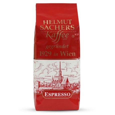 Кофе в зернах Helmut Sachers Espresso, пакет, арабика/робуста, 250 г