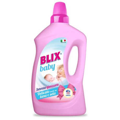 Жидкость для стирки Blix Baby для детской одежды и деликатных тканей с кондиционером 1 л бутылка
