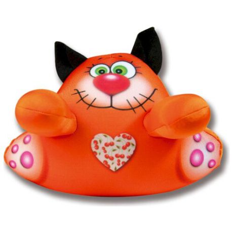 Игрушка для ванной Штучки, к которым тянутся ручки Аква крошки Кот рыжий (15аси17ив-2) оранжевый