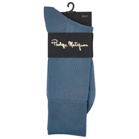 Носки PHM701 Philippe Matignon, 45-47 размер, jeans