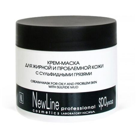 NewLine Крем-маска для жирной и проблемной кожи с сульфидными грязями, 300 мл