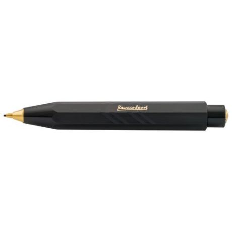 Kaweco Механический карандаш Classic Sport Guilloche HB, 0.7 мм, 1 шт. черный