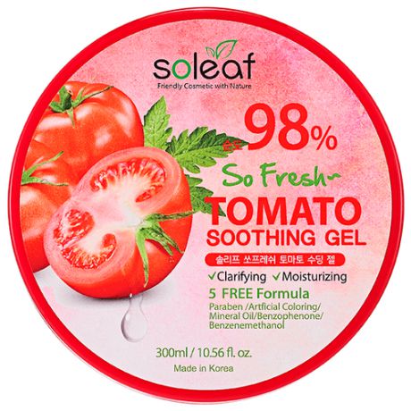 Гель для тела soleaf So Fresh Tomato, банка, 300 мл