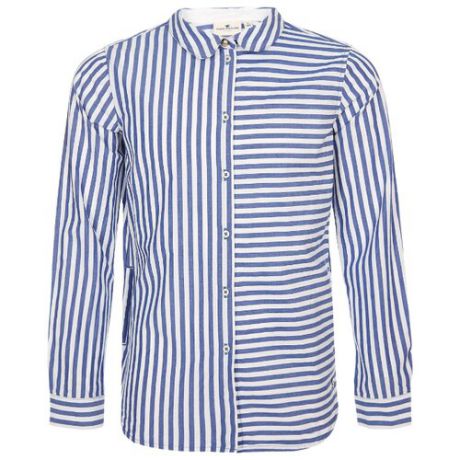 Рубашка Tom Tailor размер 164, синий/белый