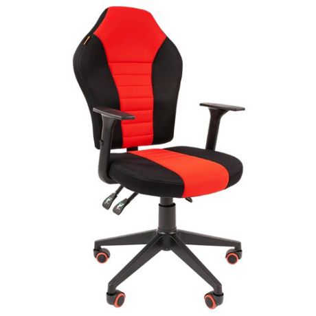Компьютерное кресло Chairman GAME 8 игровое, обивка: текстиль, цвет: черный/красный