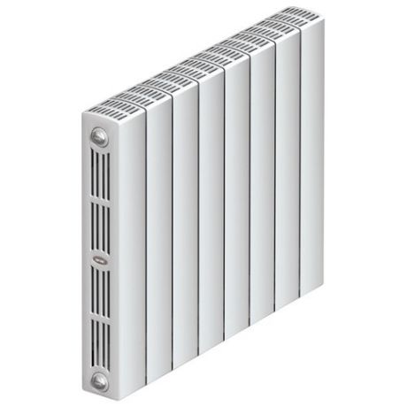 Радиатор секционный биметаллический Rifar SUPReMO Ventil 500 x4 теплоотдача 521.6 Вт, 4 секций, подключение нижнее (справа) RAL 9016