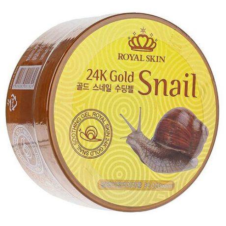 Гель для тела Royal Skin 24K Gold Snail Soothing Gel, банка, 300 мл