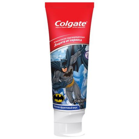 Зубная паста Colgate Batman 6+, 75 мл