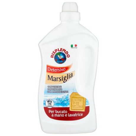 Жидкость для стирки Risplendo Марсельское мыло с кондиционером 1 л бутылка