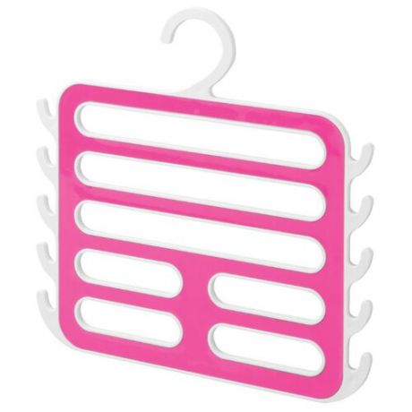 Вешалка InterDesign Для платков и аксессуаров Remy белый/розовый