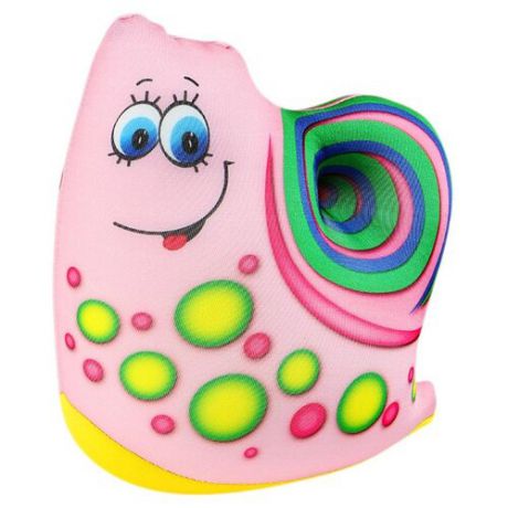 Игрушка для ванной Штучки, к которым тянутся ручки Водоплавчики Улитуля (15аси17мив-3) розовый/зеленый