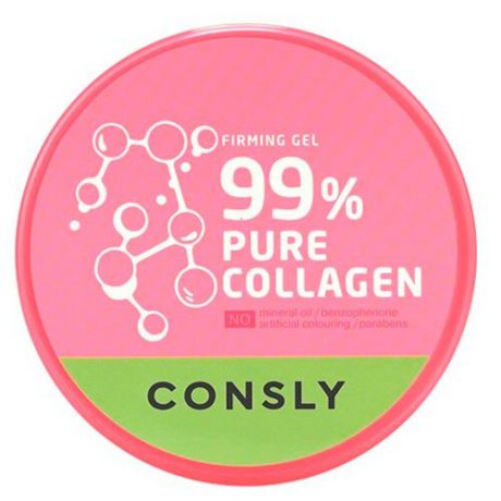 Гель для тела Consly Pure Collagen Firming Gel укрепляющий с коллагеном, банка, 300 мл