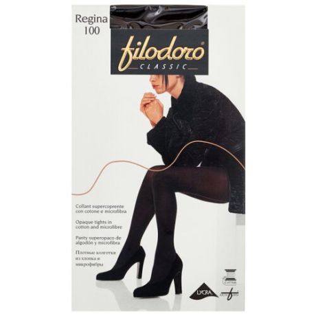 Колготки Filodoro Classic Regina 100 den, размер 4-L, coffee
